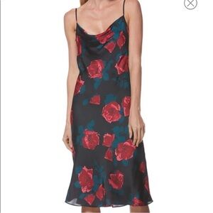 Paige Rose Silky Slip Dress M Dark Romantic Gothic Royalcore Y2K Whimsigoth